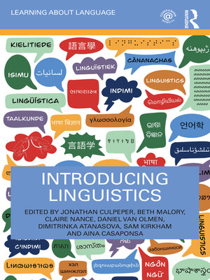 cover image of Introducing Linguistics